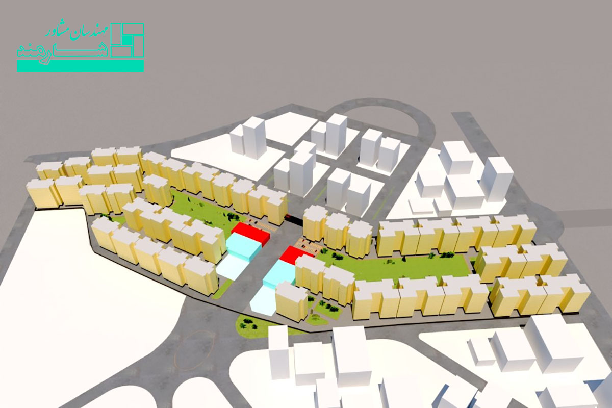 طرح مفهومی پروژه کلان توسعه اراضی شهرک شهرک شهید فکوری، مهندسان مشاور شارمند، 1400